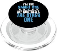 I'm The Smart One My Brother's The Other One Brother PopSockets PopGrip pour MagSafe