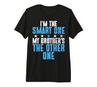 I'm The Smart One My Brother's The Other One Brother T-Shirt Haut de Gamme
