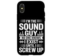 I'm The Sound Guy No One Knows Funny Audio Engineer Coque pour iPhone X/XS