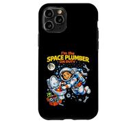 I'm The Space Plumber on Duty Astronaute Zero Gravity Repair Coque pour iPhone 11 Pro