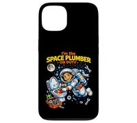 I'm The Space Plumber on Duty Astronaute Zero Gravity Repair Coque pour iPhone 13