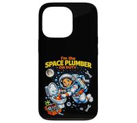 I'm The Space Plumber on Duty Astronaute Zero Gravity Repair Coque pour iPhone 13 Pro