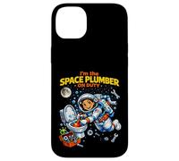 I'm The Space Plumber on Duty Astronaute Zero Gravity Repair Coque pour iPhone 14 Plus
