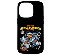 I'm The Space Plumber on Duty Astronaute Zero Gravity Repair Coque pour iPhone 14 Pro