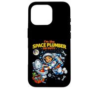 I'm The Space Plumber on Duty Astronaute Zero Gravity Repair Coque pour iPhone 16 Pro
