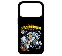 I'm The Space Plumber on Duty Astronaute Zero Gravity Repair Coque pour iPhone 17 Pro