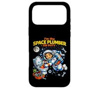 I'm The Space Plumber on Duty Astronaute Zero Gravity Repair Coque pour iPhone 17 Pro Max