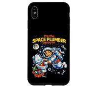 I'm The Space Plumber on Duty Astronaute Zero Gravity Repair Coque pour iPhone XS Max