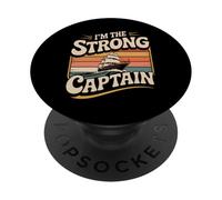 I'm The Strong Captain Chef de Bateau - PopSockets PopGrip Adhésif