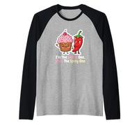 I'm The Sweet One She's The Spicy One Duo Assorti Manche Raglan