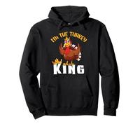 I'm The Turkey King Thanksgiving Thankful for Family Sweat à Capuche
