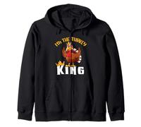 I'm The Turkey King Thanksgiving Thankful for Family Sweat à Capuche