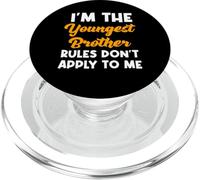 I'm The Youngest Brother Rules Don't Apply To Me - Correspondance PopSockets PopGrip pour MagSafe
