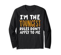 I'm The Youngest Rules Don't Apply To Me Matching Frères et sœurs Manche Longue