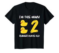 I'm This Many Rubber Ducks Old, Duck, 2e Anniversaire, 2 Ans T-Shirt
