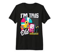 I'm This Old 2000's Vintage Two Thousands Retro 00s T-Shirt Haut de Gamme