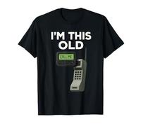 I'm This Old Funny Retro Pager Téléphone Portable Vintage T-Shirt