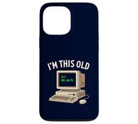 I'm This Old No WiFi Retro Computer Nerd Funny Tech Humour Coque pour iPhone 13 Pro Max