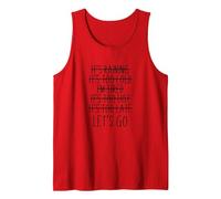 I'm Tired It's Too Late - Let's Go! Entraînement de Motivation Débardeur, Homme, Rouge, XL