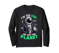 I'm Too Cool for Just One Planet Space Astronomy Manche Longue