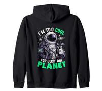 I'm Too Cool for Just One Planet Space Astronomy Sweat à Capuche