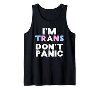 I'm Trans Don't Panic Transgenender LGBT Pride Transsexual Débardeur