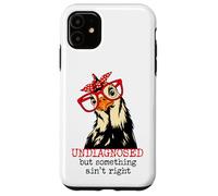 Im Undiagnosed But Something Ain't Right Funny Crazy Chicken Coque pour iPhone 11
