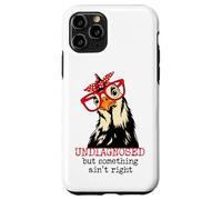 Im Undiagnosed But Something Ain't Right Funny Crazy Chicken Coque pour iPhone 11 Pro