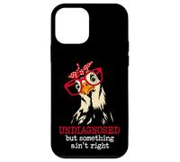 I'm Undiagnosed But Something Aint Right Funny Crazy Chicken Coque pour iPhone 12 Mini