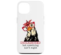 Im Undiagnosed But Something Ain't Right Funny Crazy Chicken Coque pour iPhone 13