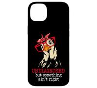 I'm Undiagnosed But Something Aint Right Funny Crazy Chicken Coque pour iPhone 14 Plus