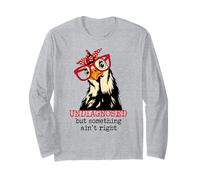Im Undiagnosed But Something Ain't Right Funny Crazy Chicken Manche Longue