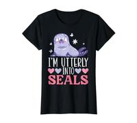 I'm Utterly Into Seals Phoque biologiste T-Shirt Graphique avec Valeur