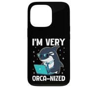 I'm Very Orca-nized Funny Whale Office Humour Coque pour iPhone 13 Pro