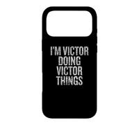 I'm Victor Doing Victor Things Funny Vintage Coque pour iPhone 17 Pro Max