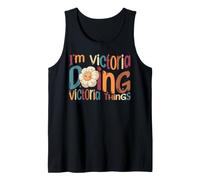 I'm Victoria Doing Victoria Things, Groovy Retro Victoria Débardeur