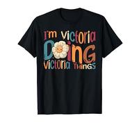 I'm Victoria Doing Victoria Things, Groovy Retro Victoria T-Shirt