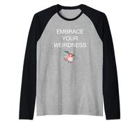 I'm Weird Girls Teens Women Quirky Manche Raglan