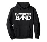 I'm With the Band Retro Rock Band Camp Humour Love Music Sweat à Capuche