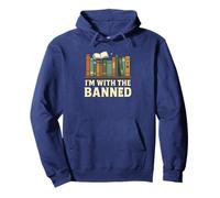 I'm with The Banned Book Lover Library Graphic Sweat à Capuche