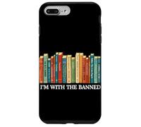 I'm with The Banned Books Reader Bookworm Littérature Nerd Coque pour iPhone 7 Plus/8 Plus