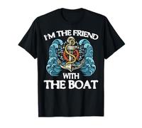 I'm with The Boat Bateau Sailing Captain Sailor Ponton T-Shirt
