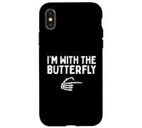I'm with The Butterfly Costume d'halloween Assorti pour Couples Coque pour iPhone X/XS