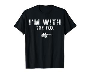 I'm with The Fox Couples Matching Costume Easy Halloween T-Shirt