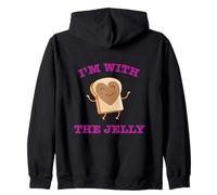 I'm with The Jelly Matching for Besties and Bestfriends Sweat à Capuche