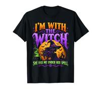 Im with The Witch Costume d'halloween Amusant pour Couple T-Shirt