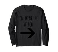 I'm with The Witch Costume Halloween Trick Or Treat pour garçon et Fille Manche Longue