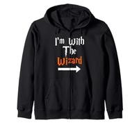 I'm with The Wizard Funny Couple Assorti Sweat à Capuche
