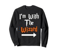 I'm with The Wizard Funny Couple Assorti Sweatshirt