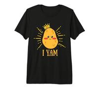 I'm Yam She's My Sweet Potato Couples Matching Thanksgiving T-Shirt Haut de Gamme